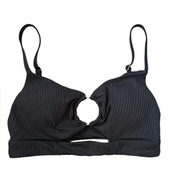 Vitamin A Swim KARA Bikini Top Black Sz 6 - Picture 6 of 10